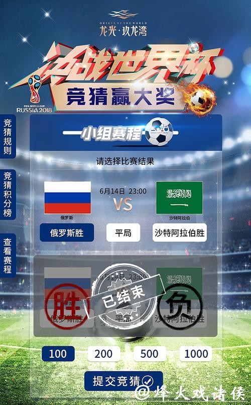 选择最佳世界杯竞猜平台，精彩无限