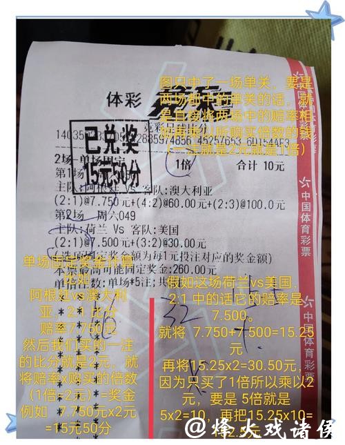 世界杯投注：专家预测助你赢得大额奖金
